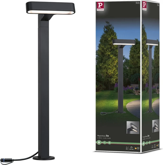 Paulmann Ito Plug & Shine Wegeleuchte 6W 3000K anthrazit