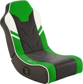 X Rocker Shadow 2.0 Audio Floor Rocker Gaming-Bodensessel für Kinder/Jugendliche, schwarz/grün