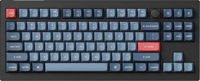 Keychron V3 Max, Carbon Black, 80% TKL, LEDs RGB, hot-swap, Gateron Jupiter BROWN, USB/Bluetooth, US