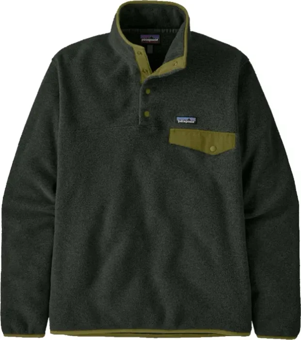 Patagonia Lightweight Synchilla Snap-T Pullover old growth green (Herren)