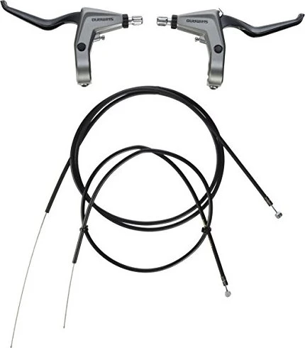 Shimano Alivio T4010 3-Finger Bremshebel Set silber