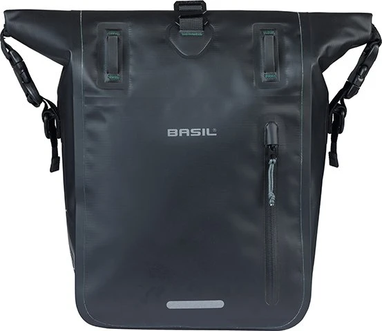 Basil Rivo M Tarpaulin MIK Hooks Gepäcktasche schwarz
