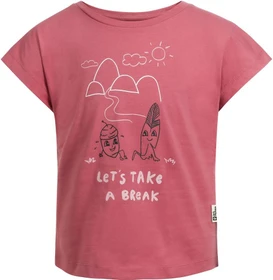 Jack Wolfskin Take A Break T-Shirt kurzarm soft pink (Junior)