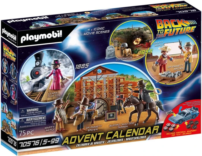 playmobil Weihnachten - Adventskalender Back to the Future Part III