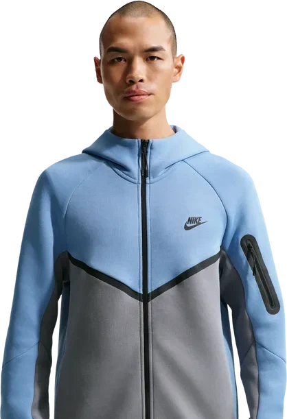 Nike Tech Fleece Windrunner Hoodie work blue/cool grey/black (Herren)