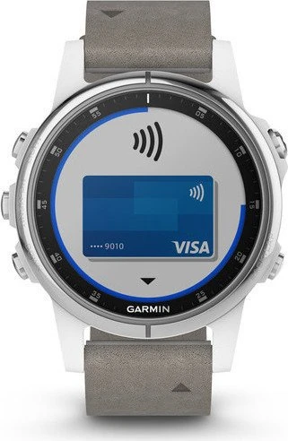 Garmin Fenix 5S Plus Sapphire grau