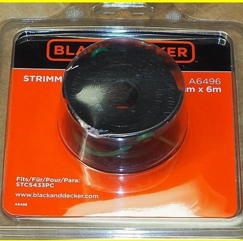 Black&Decker A6496 Fadenspule Dualvolt Powercommand für Rasentrimmer, 12m