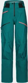 Ortovox 3L Deep Shell Hose lang pacific green (Damen)
