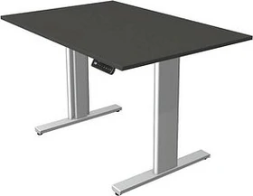 Kerkmann Move 3 elektrisch höhenverstellbarer Sitz-Steh-Schreibtisch 120x80cm anthrazit/silber