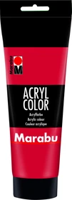 Marabu Acryl Color Acrylfarbe, kirschrot, 225ml