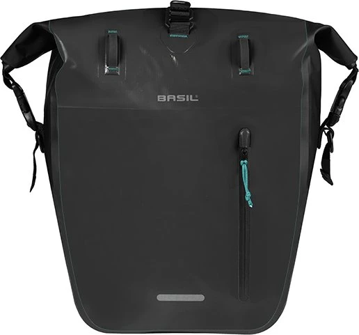 Basil Rivo L Tarpaulin MIK Hooks Gepäcktasche schwarz