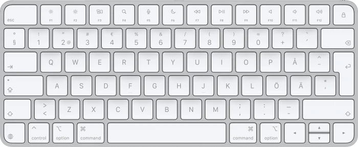 Apple Magic Keyboard (USB-C), weiß/silber, USB/Bluetooth, SE