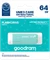 goodram UME3 CARE 64GB türkis, USB-A, USB 3.2 Gen 1×1 Vorschaubild
