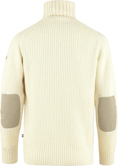 Fjällräven Övik Roller Neck Strickpullover chalk white (Herren)