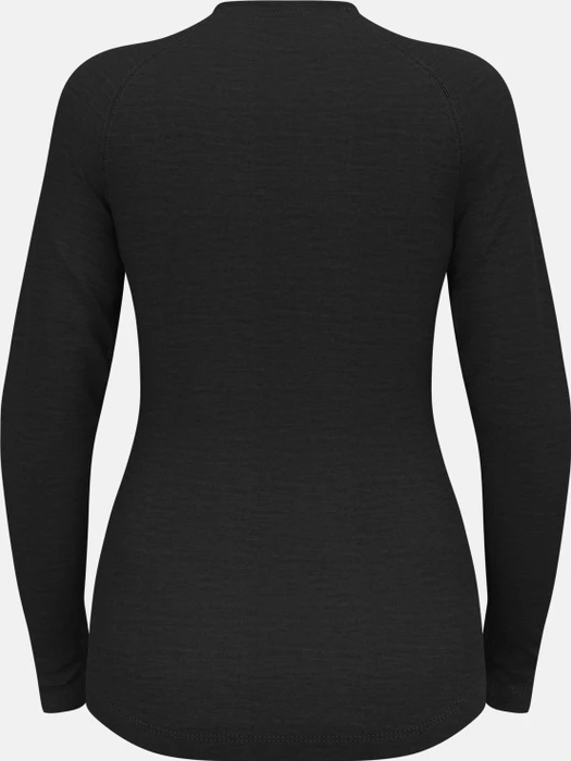 Odlo Natural Performance Wool 130 Base Layer Funktionsshirt langarm misty lilac/gray ridge melange (Damen)