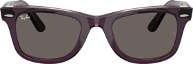Ray-Ban RB2140 Original Wayfarer Classic 50mm polished violet on transparent pink/dark grey