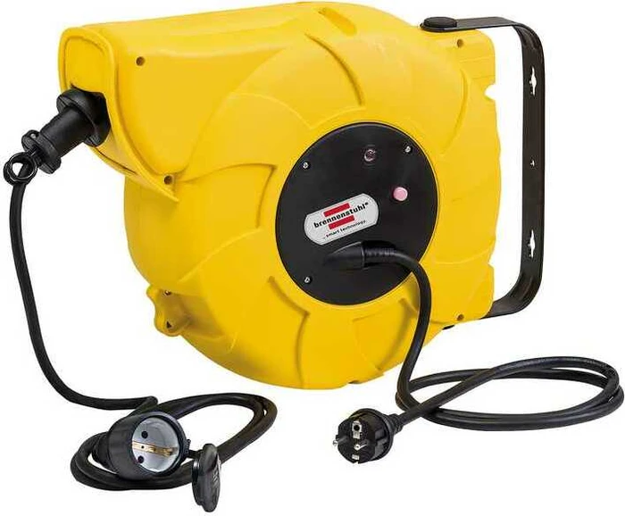 Brennenstuhl Kabeltrommel Automatik, Gerätetrommel, Schuko auf 1x Schuko, 16m, IP44, H07RN-F 3G1,5