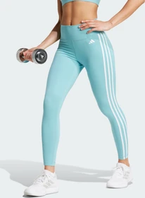 adidas Train Essentials 3-Streifen High-Waisted Hose 7/8 mint ton (Damen)