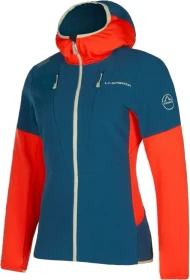 La Sportiva Session Tech Hoody Funktionsjacke storm blue/cherry tomato (Damen)