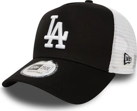 New Era 9FORTY LA Dodgers Clean A-Frame Trucker Kappe schwarz/weiß