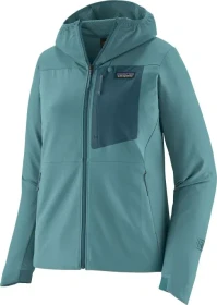 Patagonia R1 CrossStrata Hoody Jacke wetland blue (Damen)