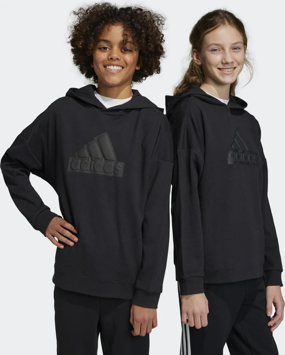 adidas Future Icons Logo Hoodie schwarz (Junior)