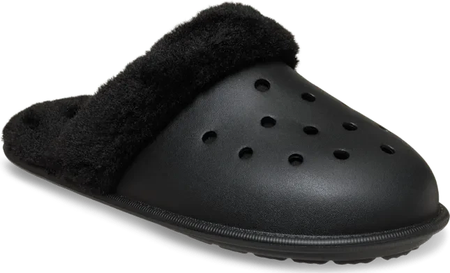 Crocs Classic Fuzz Scuff schwarz (212143-001) – Bild 3 von 4