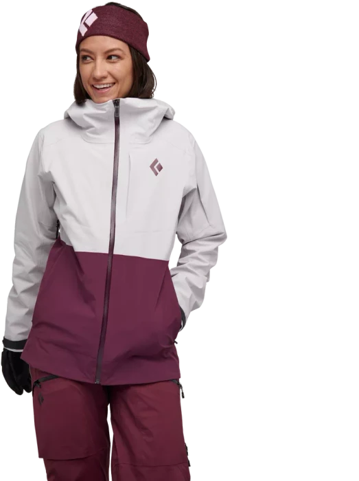 Black Diamond Recon Stretch Ski Shell Skijacke ice pink/blackberry (Damen)