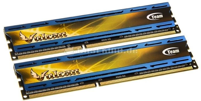 TeamGroup Vulcan blau UDIMM 8GB Kit, DDR3-1600, CL9-9-9-24