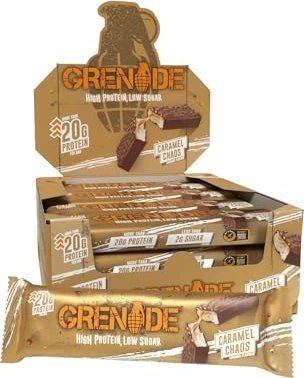 Grenade Protein Bar Caramel Chaos 720g (12x 60g)