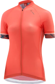 Löffler Full-Zip Vent Trikot kurzarm fire opal (Damen)