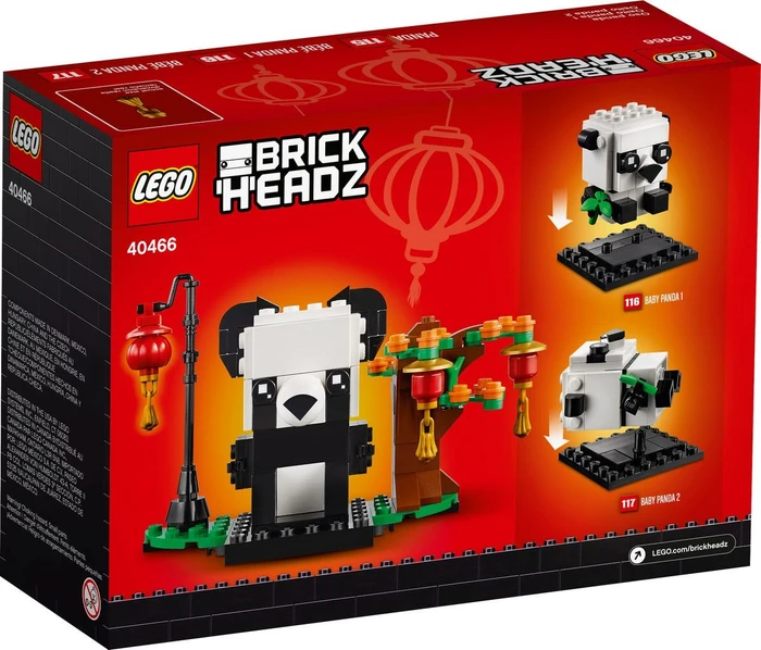 LEGO BrickHeadz - Pandas fürs chinesische Neujahrsfest
