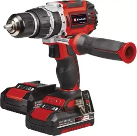 Einhell Professional TP-CD 18/60 Li-i BL Akku-Schlagbohrschrauber inkl. Koffer + 2 Akkus 2.0Ah + Zubehör