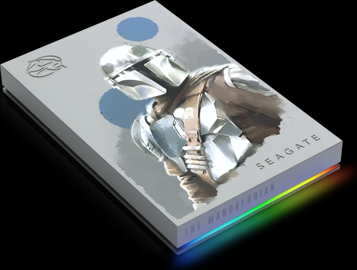 Seagate FireCuda Gaming HDD - The Mandalorian Special Edition, 2TB, +Rescue, USB 3.0 Micro-B