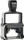trodat professional 4.0 5206 Textstempel mit individueller Textplatte, 56x33mm, silber/schwarz