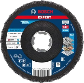 Bosch Professional EXPERT X-LOCK N475 SCM Fächerschleifscheibe grob, 125x22.23mm, 1 Stück