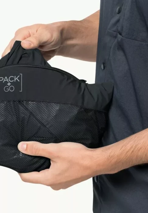 Jack Wolfskin Pack&Go Shell Funktionsjacke schwarz (Herren)