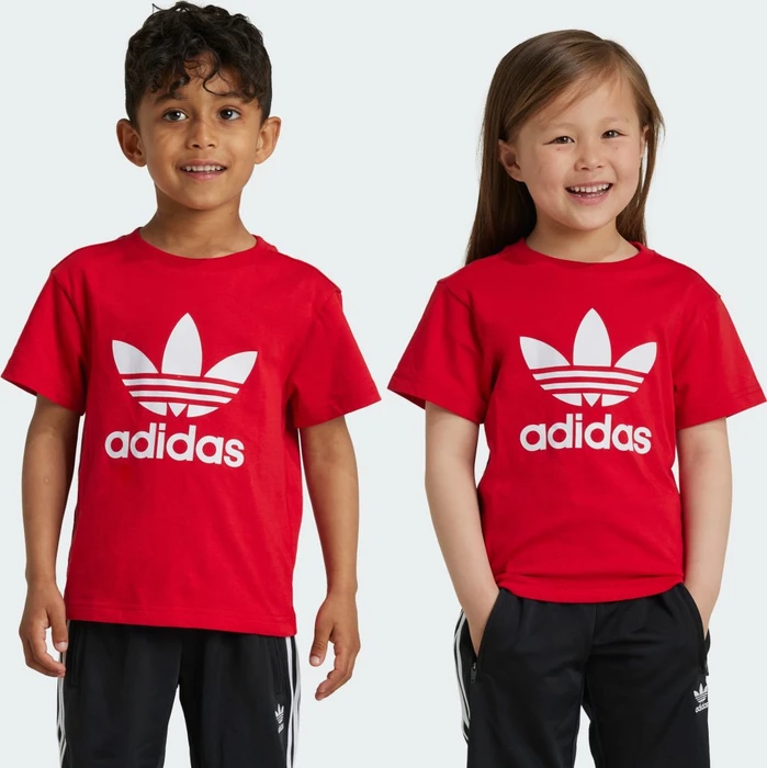 adidas Adicolor Trefoil T-Shirt kurzarm better scarlet (Junior)