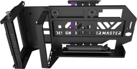 Cooler Master Vertical Graphics Card Holder Kit V3 Riser Card, inkl. PCI-Slot Blende, gewinkelt, PCIe 4.0, 165mm, schwarz