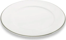 Gmundner Keramik Grauer Rand Speiseteller Gourmet 29cm