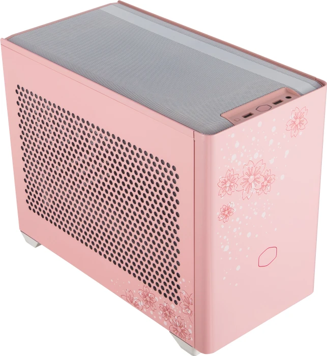 Cooler Master MasterBox NR200P Sakura Limited Edition, rosa, Glasfenster, Mini-ITX