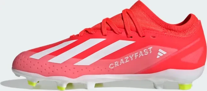 adidas X Crazyfast League FG solar red/cloud white/team solar yellow 2 (Junior)