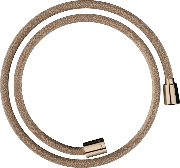 Hansgrohe AXOR ShowerSolutions Textilbrauseschlauch 1.25m mit konischer und zylindrischer Mutter polished red gold