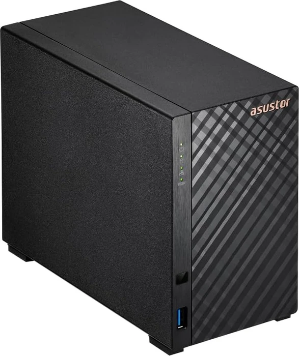 Asustor Drivestor 2 Gen 2 AS1202T, 1GB RAM, 1x RJ-45 2.5GBase-T, 3x USB-A 3.0