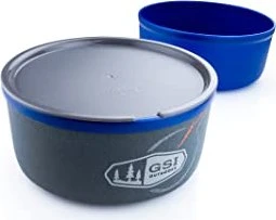 GSI Ultralight Schüssel + Becher 600ml blau