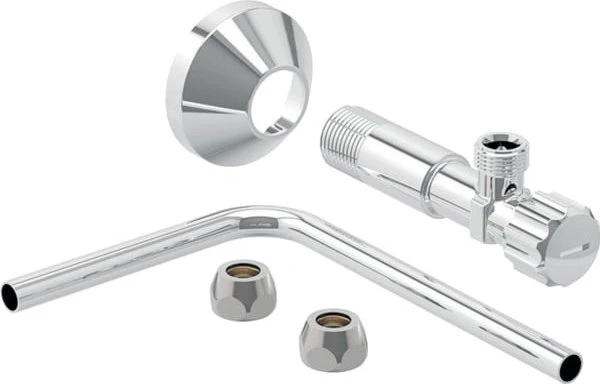 Geberit Wasseranschlussset seitlich 3/8" hochglanz-verchromt