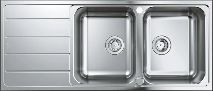 Grohe K500 80-S 116/50 2.0 Einbau Doppelspüle reversibel edelstahl