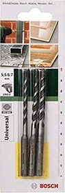 Bosch DIY SDS-Quick Mehrzweckbohrer-Sortiment, 3-tlg.