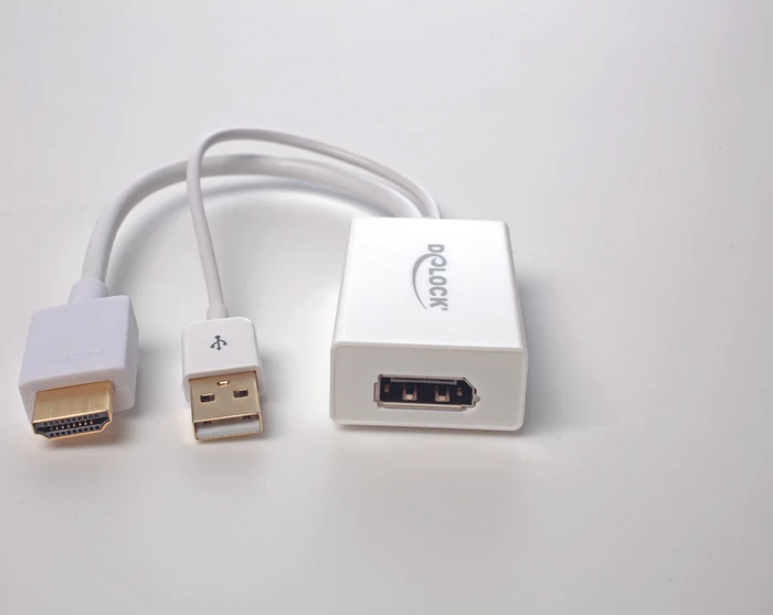 DeLOCK High Speed HDMI A [Stecker]/DisplayPort [Buchse] Adapter