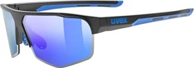 UVEX axos set black matt/mirror blue